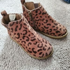toddler leopard booties